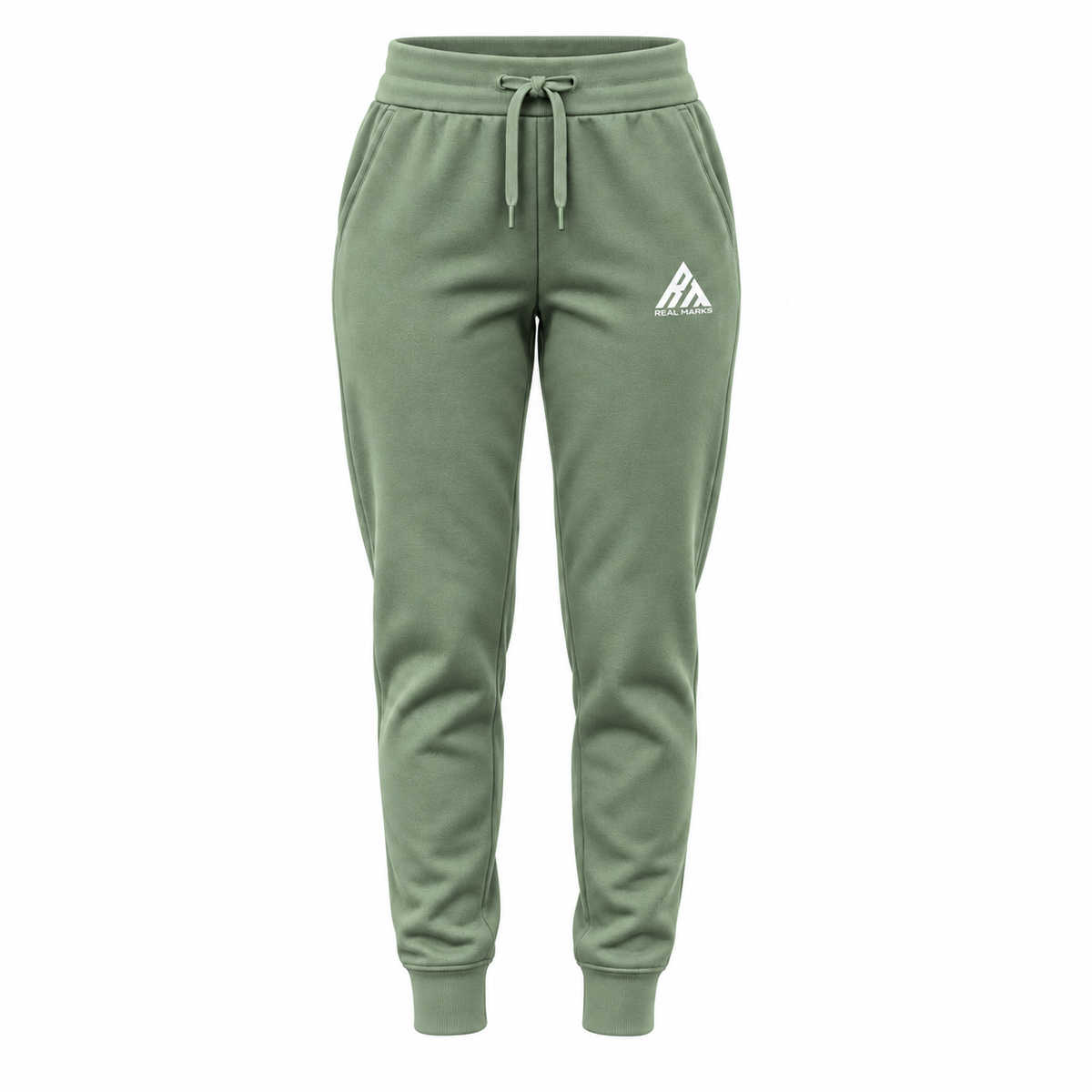 Real Marks women's tapered everyday joggers in sage